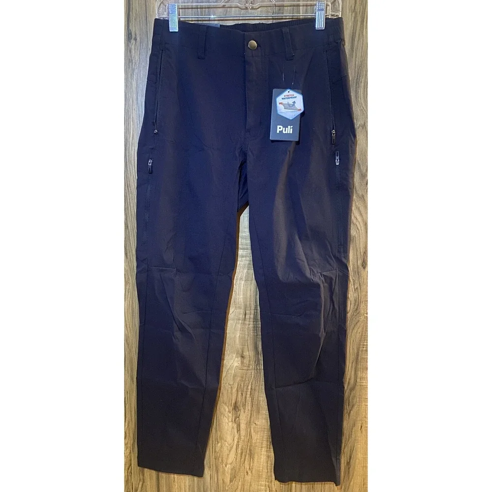 SZ 30 PULI Men's Golf Pants Slim Fit Stretch Tapered,‎ Navy